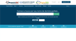 Desktop Screenshot of central.meganick.com.br