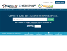 Tablet Screenshot of central.meganick.com.br